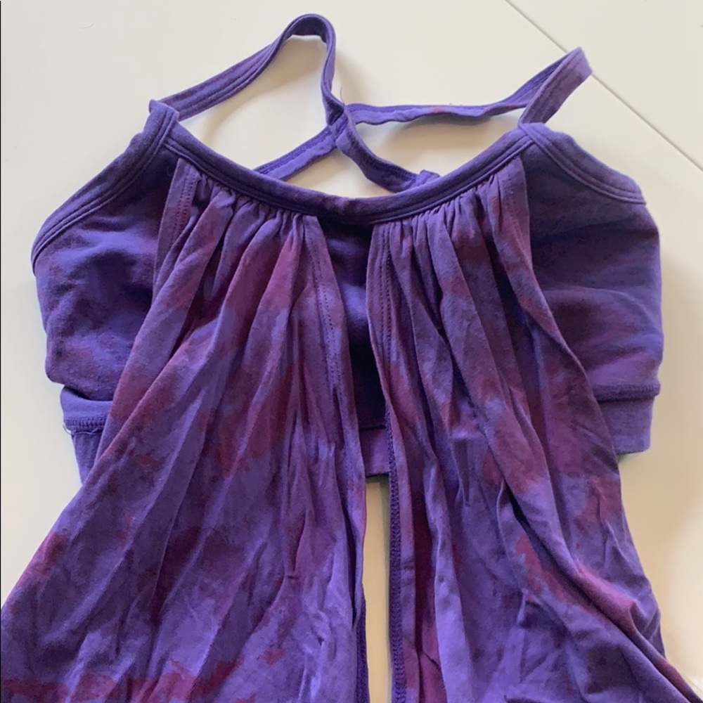 Nancy Rose Fusion Wrap Tank EUC